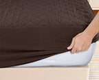 PARADISE HOME DECOR - Fitted Mattress Protector: Luxury Quilted Padding.