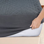 PARADISE HOME DECOR - Fitted Mattress Protector: Luxury Quilted Padding.