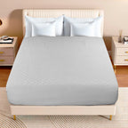 PARADISE HOME DECOR - Fitted Mattress Protector: Luxury Quilted Padding.