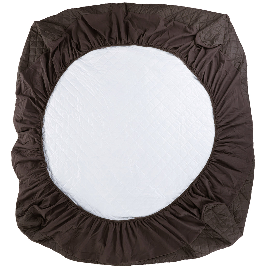PARADISE HOME DECOR - Fitted Mattress Protector: Luxury Quilted Padding.