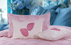 PARADISE HOME DECOR - Leaf Motif Quilted Bedspread Set with Coordinated Cushions & Pillow Covers