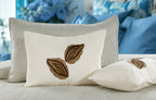 PARADISE HOME DECOR - Leaf Motif Quilted Bedspread Set with Coordinated Cushions & Pillow Covers
